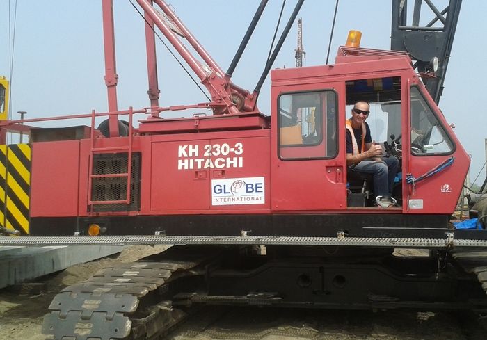 Worked as a pile driver operator in Nigeria for a project of Dangote group. Operated the Hitachi 230-3 PD/KH500-2/CX900 GLS and 230 GLS